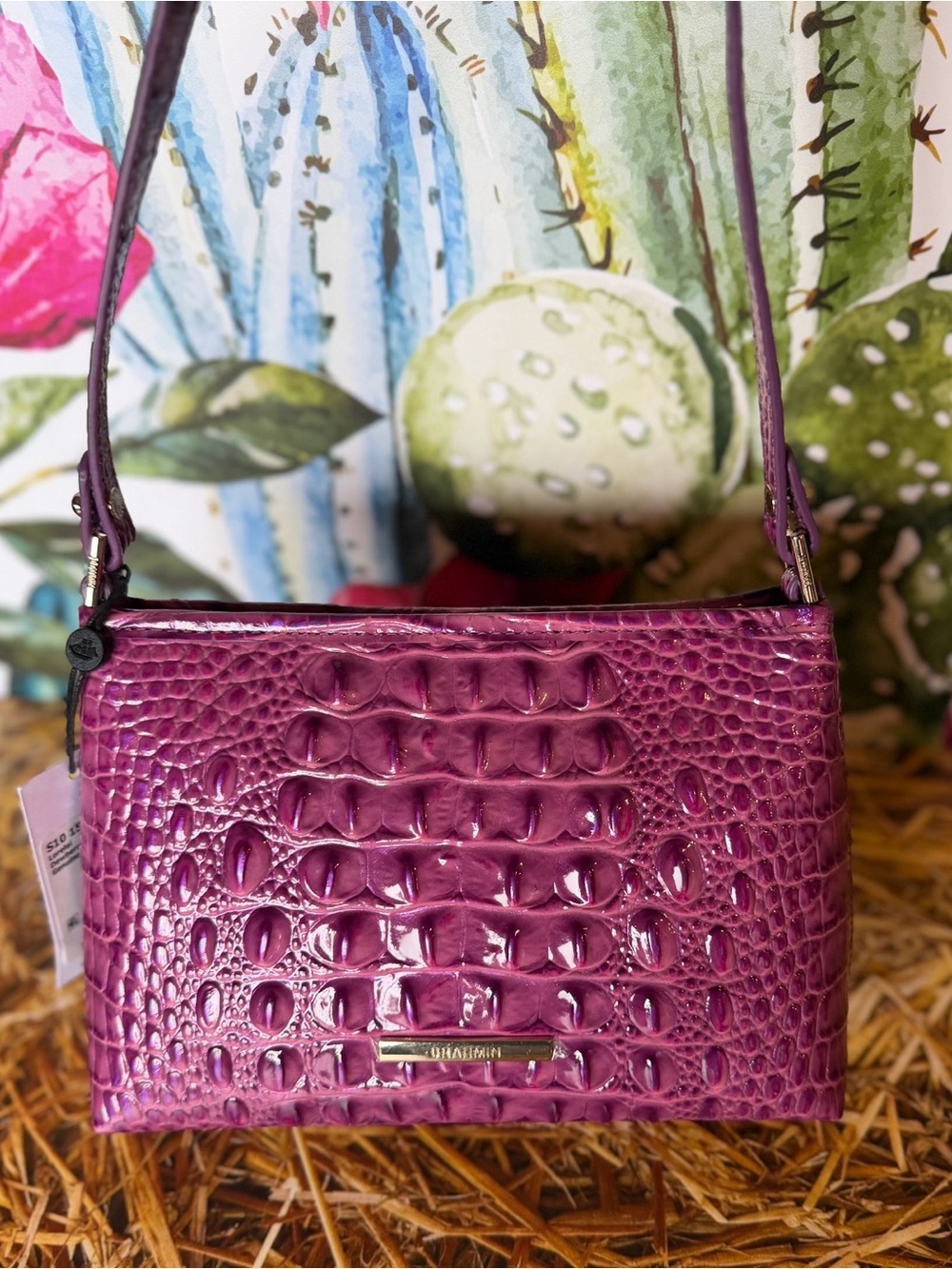 Brahmin Dewberry Lorelei NWT purple beauty Price firm - Picture 4 of 10